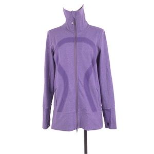 LULULEMON Purple Two Tone Zip Up Jacket 10